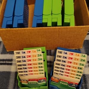 Bridge Bidding Boxes with Cards